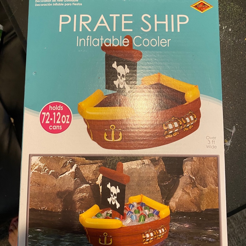 Pirate ship cooler